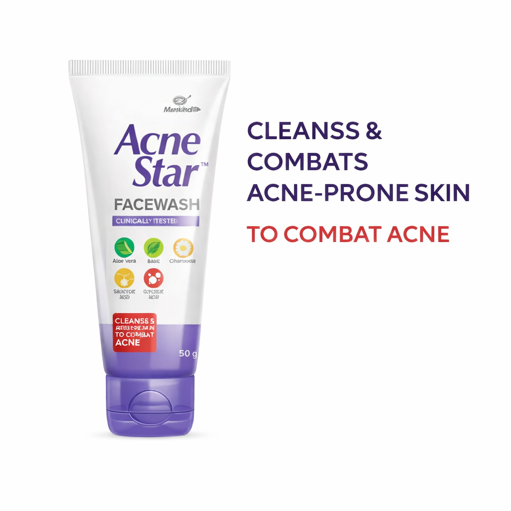 Acnestar Anti-Acne Face Wash For Combination & Oily Skin