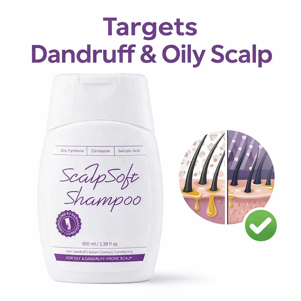 Clinikally ScalpSoft Anti-Dandruff Shampoo - 100ml